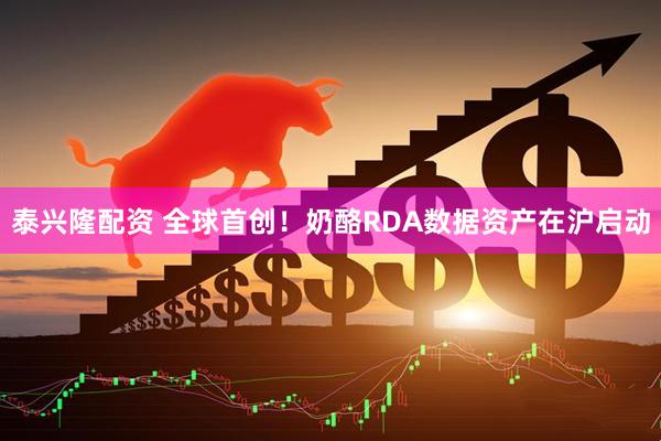 泰兴隆配资 全球首创！奶酪RDA数据资产在沪启动