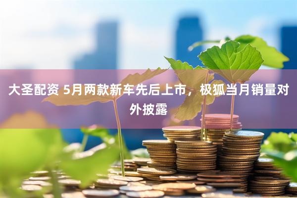 大圣配资 5月两款新车先后上市，极狐当月销量对外披露
